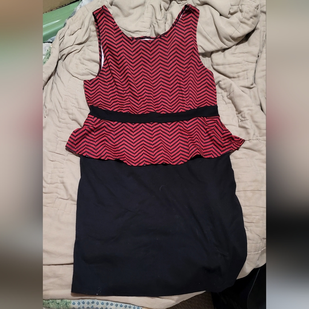 Peplum Mini Dress
